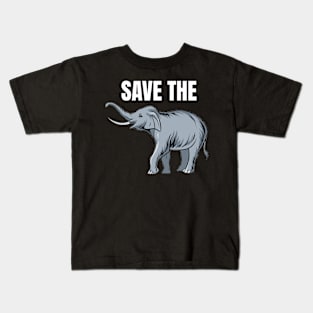 Save Elephants (Elephant) Kids T-Shirt